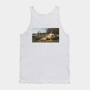 Young Women of Sparta by Jean-Baptiste-Camille Corot Tank Top